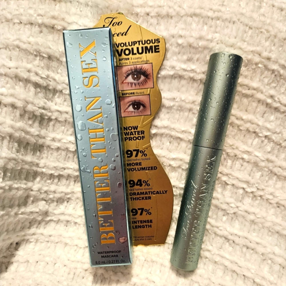 Too Faced Better Than Sex Black Waterproof Mascara 8.0ml